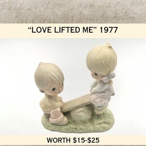 Precious Moments Love Lifted Me, SeeSaw Boy & Girl - 1977